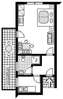 Grundriss Ferienwohnung Alpspitze